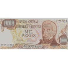1000 Pesos Argentinië Biljet